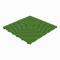Messeboden Klickfliese offene runde Rippen grün